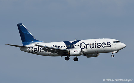 Boeing 737-36N | C-GPNL | Canadian North  |  Celebrity Cruises cs | YELLOWKNIFE (CYZF/YZF) 02.08.2023