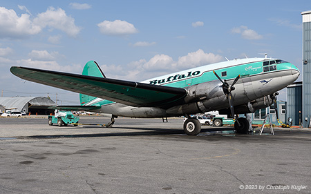 Curtiss C-46 | C-FAVO | Buffalo Airways | YELLOWKNIFE (CYZF/YZF) 03.08.2023