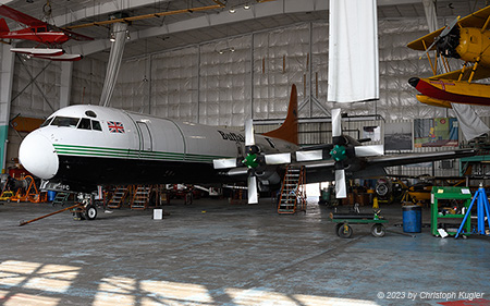 Lockheed L.188CF Electra | C-GXFC | Buffalo Airways | YELLOWKNIFE (CYZF/YZF) 03.08.2023