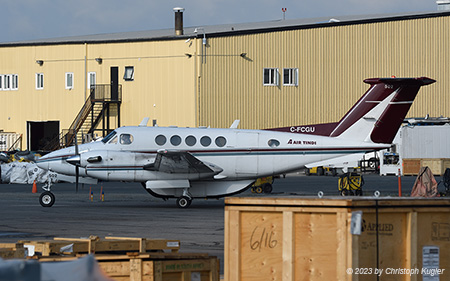 Beech Super King Air 200 | C-FCGU | Air Tindi | YELLOWKNIFE (CYZF/YZF) 03.08.2023