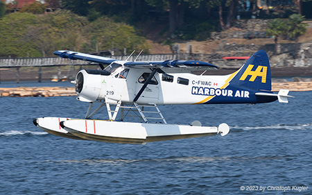 De Havilland Canada DHC-2 Beaver | C-FWAC | Harbour Air | NANAIMO HARBOUR (CZNA/ZNA) 24.08.2023
