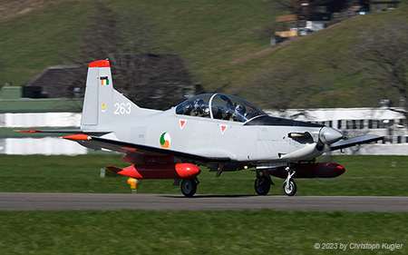 Pilatus PC-9 | 263 | Irish Air Corps | BUOCHS (LSZC/BXO) 09.02.2023