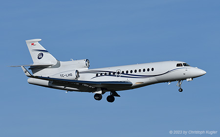Dassault Falcon 7X | TC-LHO | untitled (Limak Air) | Z&UUML;RICH (LSZH/ZRH) 01.01.2023