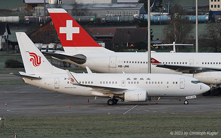 Boeing 737-79L BBJ | B-3999 | Beijing Airlines | Z&UUML;RICH (LSZH/ZRH) 16.01.2023