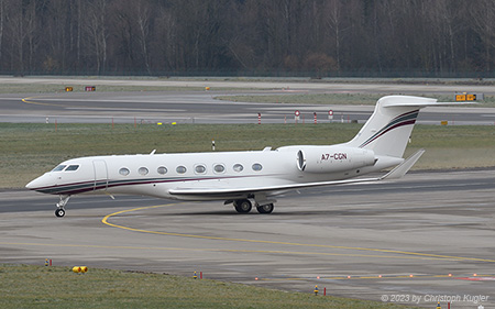 Gulfstream G650ER | A7-CGN | untitled (Qatar Executive) | Z&UUML;RICH (LSZH/ZRH) 16.01.2023