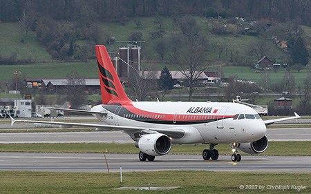 Airbus A319-115X | TC-ANA | Government of Albania | Z&UUML;RICH (LSZH/ZRH) 17.01.2023