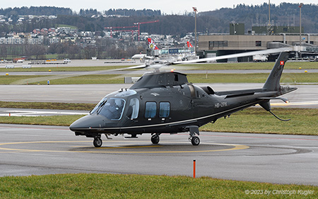 AgustaWestland AW109SP Grand New | HB-ZPX | Mountainflyers | Z&UUML;RICH (LSZH/ZRH) 17.01.2023