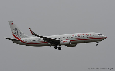 Boeing 737-86X | 0110 | Polish Air Force | Z&UUML;RICH (LSZH/ZRH) 17.01.2023