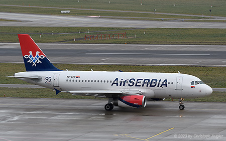 Airbus A319-132 | YU-APN | Air Serbia | Z&UUML;RICH (LSZH/ZRH) 17.01.2023