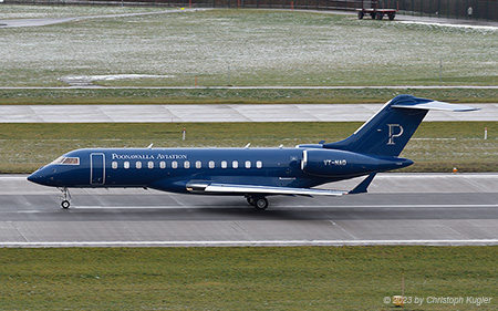 Bombardier BD.700 Global 6500 | VT-NAD |  (Poonawalla Aviation) | Z&UUML;RICH (LSZH/ZRH) 18.01.2023