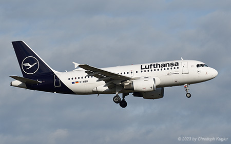 Airbus A319-112 | D-AIBM | Lufthansa CityLine | Z&UUML;RICH (LSZH/ZRH) 19.01.2023