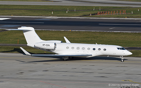 Gulfstream G650 | VP-CZA | untitled (Jet Aviation BizJets) | Z&UUML;RICH (LSZH/ZRH) 19.01.2023
