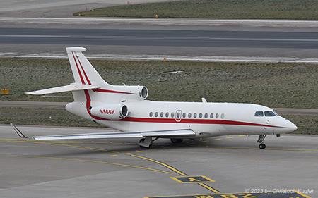 Dassault Falcon 7X | N966H | untitled (Honeywell International) | Z&UUML;RICH (LSZH/ZRH) 20.01.2023