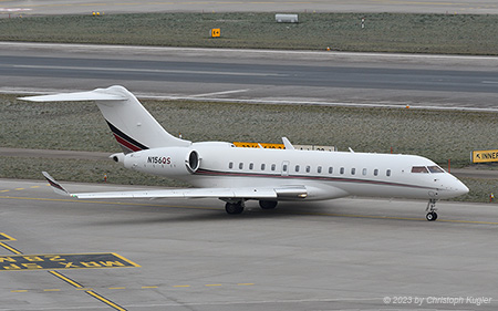 Bombardier BD.700 Global 6000 | N156QS | untitled (Netjets Aviation) | Z&UUML;RICH (LSZH/ZRH) 20.01.2023