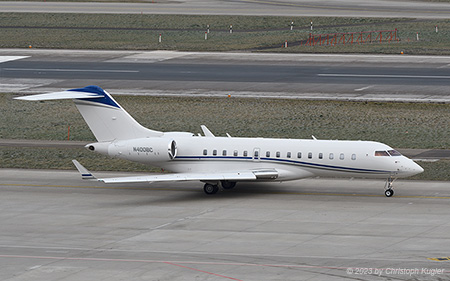 Bombardier BD.700 Global 6000 | N400BC | untitled (Ball Corporation) | Z&UUML;RICH (LSZH/ZRH) 20.01.2023