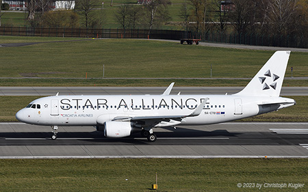 Airbus A320-214 | 9A-CTO | Croatia Airlines | Z&UUML;RICH (LSZH/ZRH) 03.02.2023
