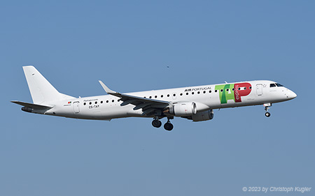 Embraer ERJ-195LR | CS-TAY | TAP Express  |  White tail | Z&UUML;RICH (LSZH/ZRH) 10.02.2023