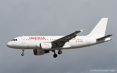 Airbus A319-111 | EC-KUB | Iberia | Z&UUML;RICH (LSZH/ZRH) 09.03.2023