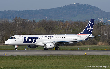 Embraer ERJ-190AR | SP-LMA | LOT Polish Airlines | Z&UUML;RICH (LSZH/ZRH) 10.04.2023