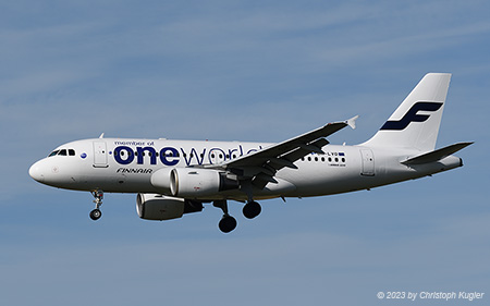 Airbus A319-112 | OH-LVD | Finnair  |  Oneworld sticker | Z&UUML;RICH (LSZH/ZRH) 14.04.2023