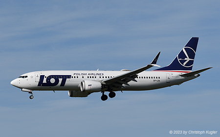 Boeing 737 MAX 8 | SP-LVA | LOT Polish Airlines | Z&UUML;RICH (LSZH/ZRH) 14.04.2023
