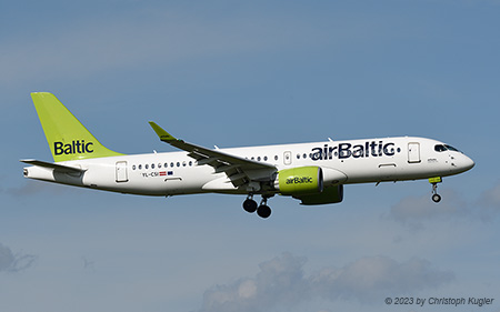 Bombardier CSeries 300 | YL-CSI | Air Baltic | Z&UUML;RICH (LSZH/ZRH) 27.04.2023