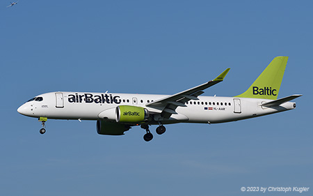 Airbus A220-300 | YL-AAR | Air Baltic | Z&UUML;RICH (LSZH/ZRH) 04.05.2023