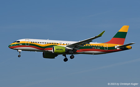 Airbus A220-300 | YL-CSK | Air Baltic  |  Lithuanian flag cs | Z&UUML;RICH (LSZH/ZRH) 04.05.2023
