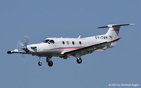 Pilatus PC-12/47E | OY-TWM | untitled | Z&UUML;RICH (LSZH/ZRH) 09.06.2023