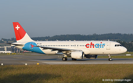 Airbus A320-214 | HB-JOS | Chair Airlines | Z&UUML;RICH (LSZH/ZRH) 09.06.2023