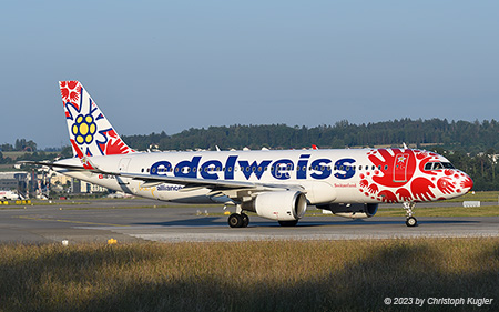 Airbus A320-214 | HB-JLT | Edelweiss Air | Z&UUML;RICH (LSZH/ZRH) 11.06.2023
