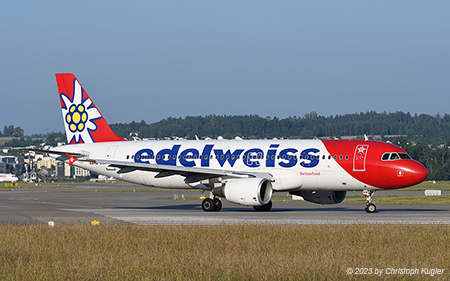 Airbus A320-214 | HB-IHX | Edelweiss Air | Z&UUML;RICH (LSZH/ZRH) 11.06.2023