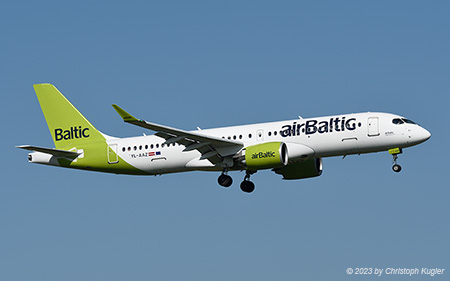 Airbus A220-300 | YL-AAZ | Air Baltic | Z&UUML;RICH (LSZH/ZRH) 27.09.2023