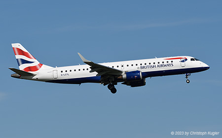 Embraer ERJ-190SR | G-LCYL | BA CityFlyer | Z&UUML;RICH (LSZH/ZRH) 28.09.2023