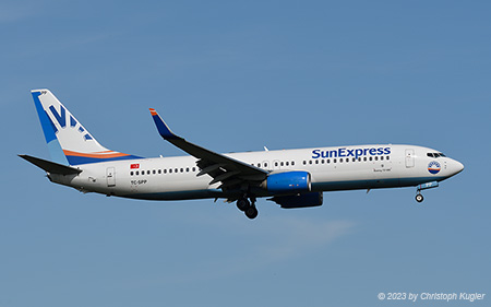 Boeing 737-8MA | TC-SPP | SunExpress  |  Former Polet aircraft | Z&UUML;RICH (LSZH/ZRH) 28.09.2023
