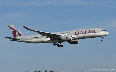 Airbus A350-941 | A7-ALV | Qatar Airways | Z&UUML;RICH (LSZH/ZRH) 06.10.2023