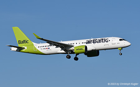 Airbus A220-300 | YL-ABQ | Air Baltic | Z&UUML;RICH (LSZH/ZRH) 13.10.2023