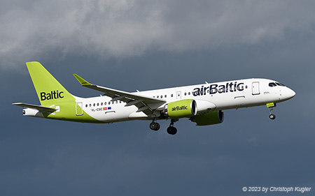 Bombardier CSeries 300 | YL-CSC | Air Baltic | Z&UUML;RICH (LSZH/ZRH) 14.10.2023