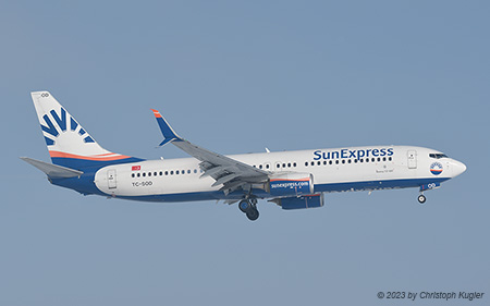 Boeing 737-800 | TC-SOD | SunExpress | Z&UUML;RICH (LSZH/ZRH) 03.12.2023