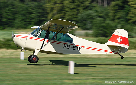 Aeronca Champion 7AC | HB-ETF | private | LSZO 24.06.2023