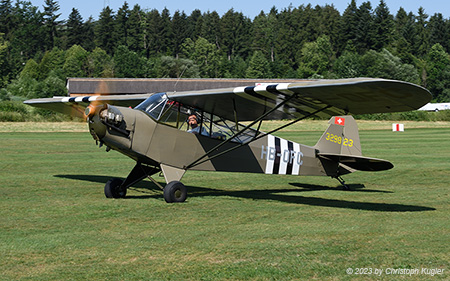 Piper L-4H Grasshopper | HB-OFC | private | LSZO 24.06.2023