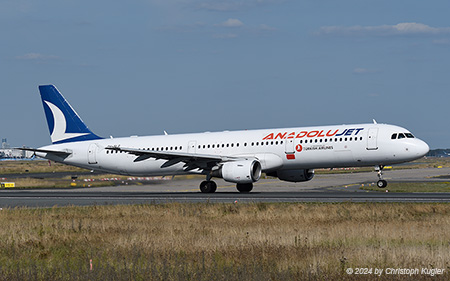 Airbus A321-211 | 9H-SLC | AJet  |  in AnaldoluJet scheme | FRANKFURT (EDDF/FRA) 26.08.2024