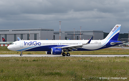 Airbus A321-251nx | D-AZYV | Airbus Industries (IndiGo) | HAMBURG FINKENWERDER (EDHI/XFW) 03.06.2024