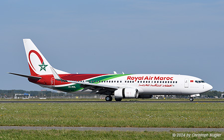 Boeing 737-8B6 | CN-ROL | RAM Royal Air Maroc | AMSTERDAM-SCHIPHOL (EHAM/AMS) 27.08.2024