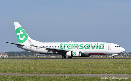 Boeing 737-8K2 | PH-HXD | Transavia | AMSTERDAM-SCHIPHOL (EHAM/AMS) 27.08.2024
