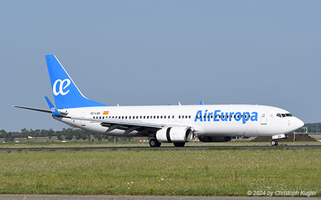 Boeing 737-85P | EC-LQX | Air Europa | AMSTERDAM-SCHIPHOL (EHAM/AMS) 27.08.2024