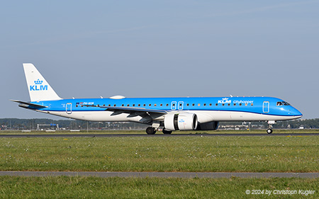 Embraer ERJ-195-E2 | PH-NXM | KLM Cityhopper | AMSTERDAM-SCHIPHOL (EHAM/AMS) 27.08.2024