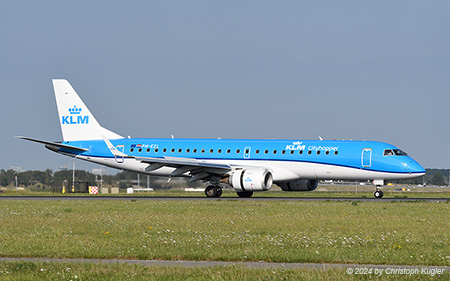 Embraer ERJ-190STD | PH-EZL | KLM Cityhopper | AMSTERDAM-SCHIPHOL (EHAM/AMS) 28.08.2024