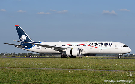 Boeing 787-9 | XA-DHM | AeroMexico | AMSTERDAM-SCHIPHOL (EHAM/AMS) 28.08.2024