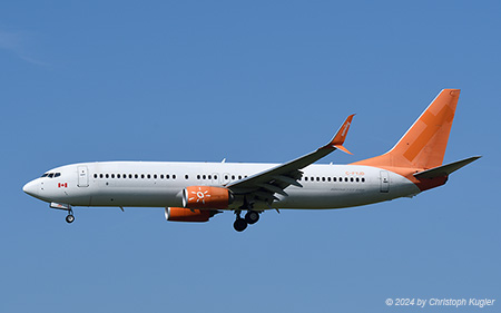 Boeing 737-8Q8 | C-FYJD | Sunwing Airlines  |  Flying for TUI Airines Netherlands | AMSTERDAM-SCHIPHOL (EHAM/AMS) 28.08.2024